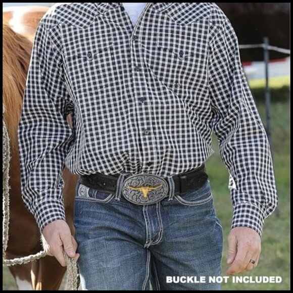 Second Layer Leather Western Belt 2 Pack Without Buckle main image 6